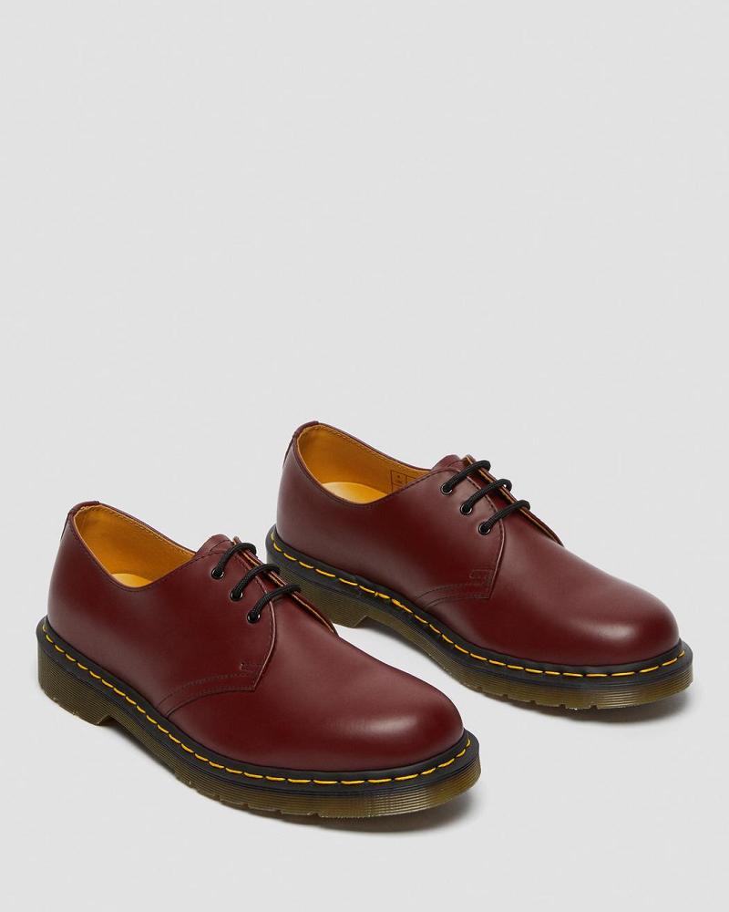 Dr Martens 1461 Smooth Leren Oxford Schoenen Heren Roze Rood | NL 212OKI